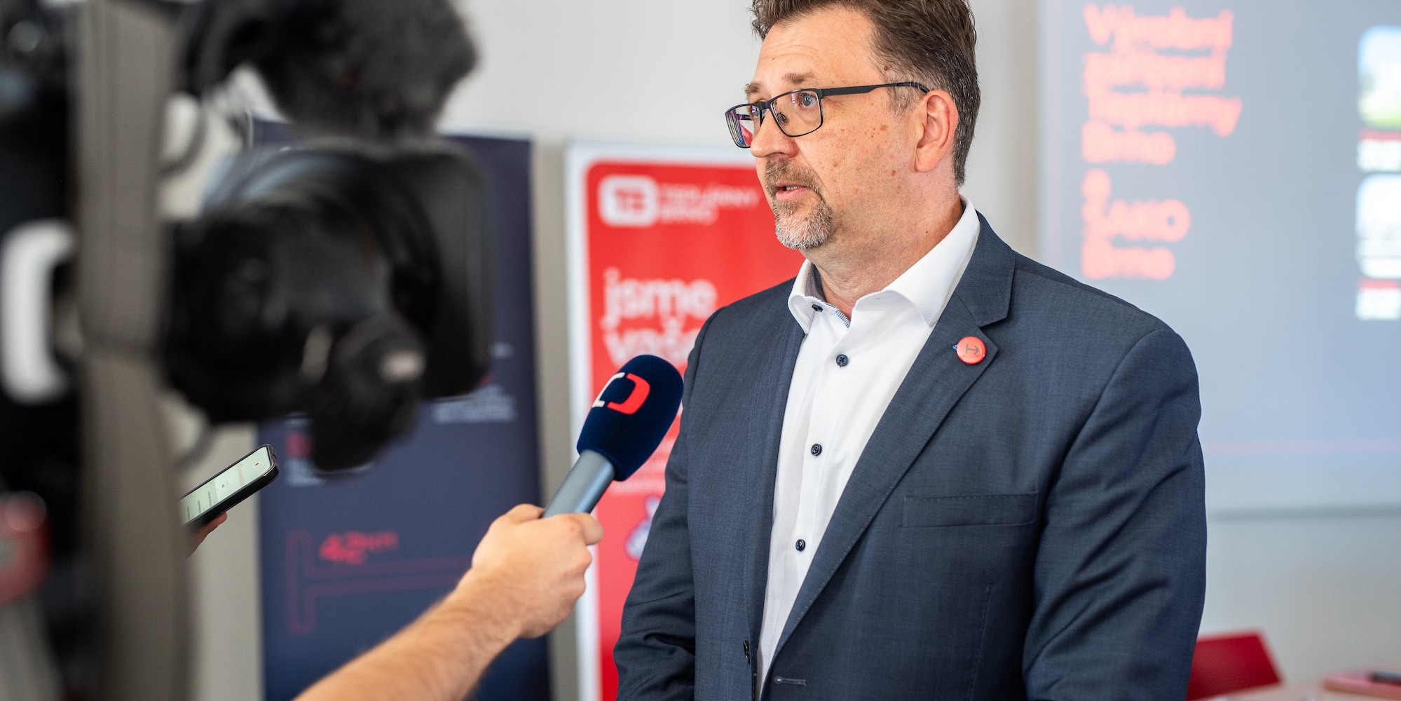 Tisková konference k projektu horkovodu Dukovany–Brno